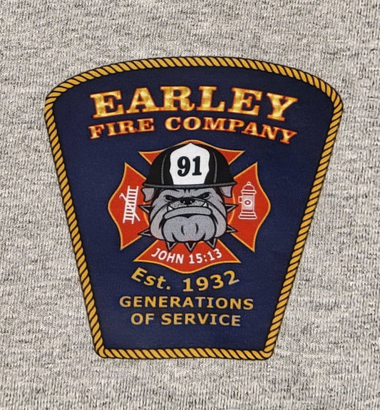 Earley Fire Company Gray T-shirt