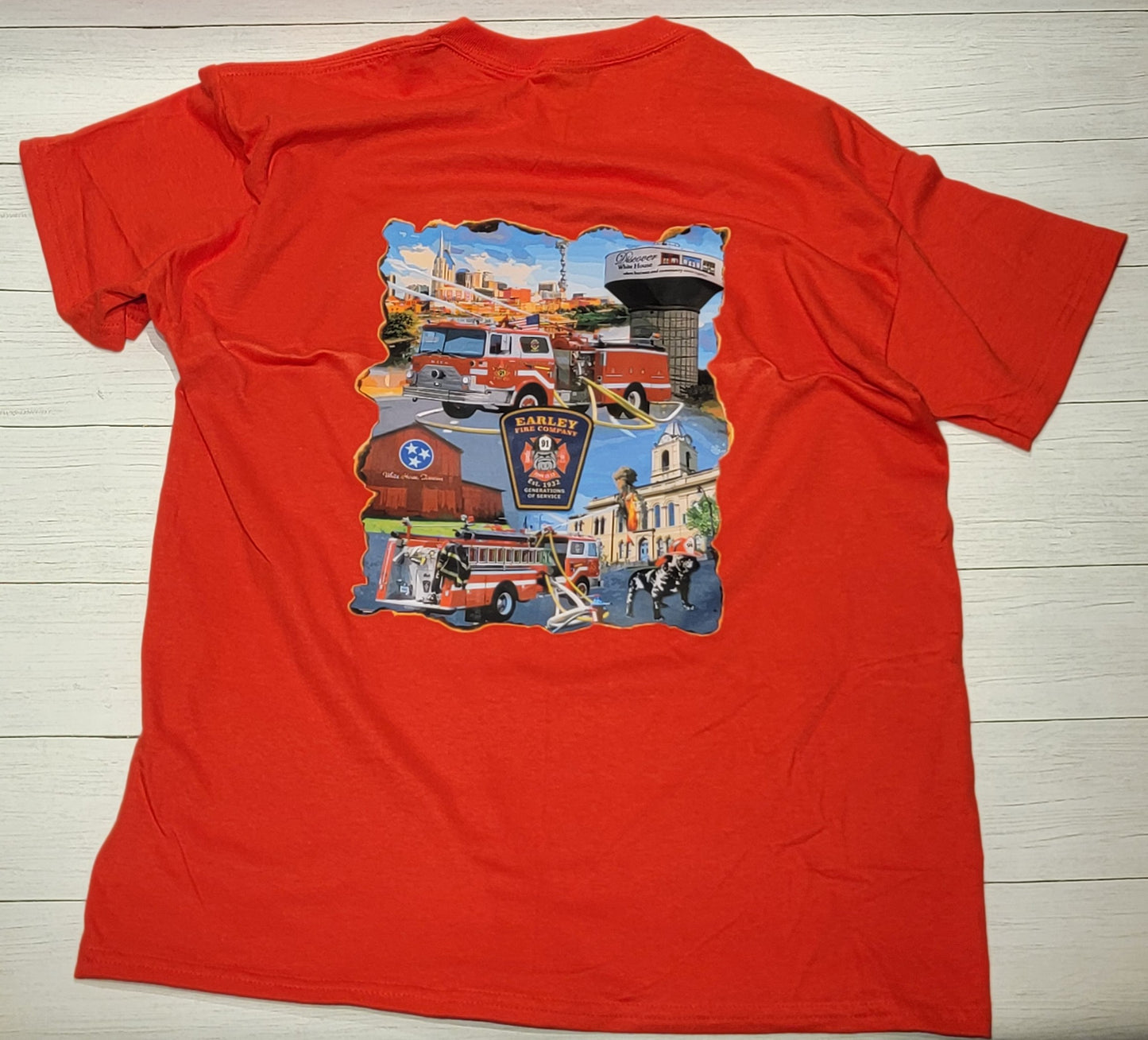 Earley Fire Company RED T-Shirt