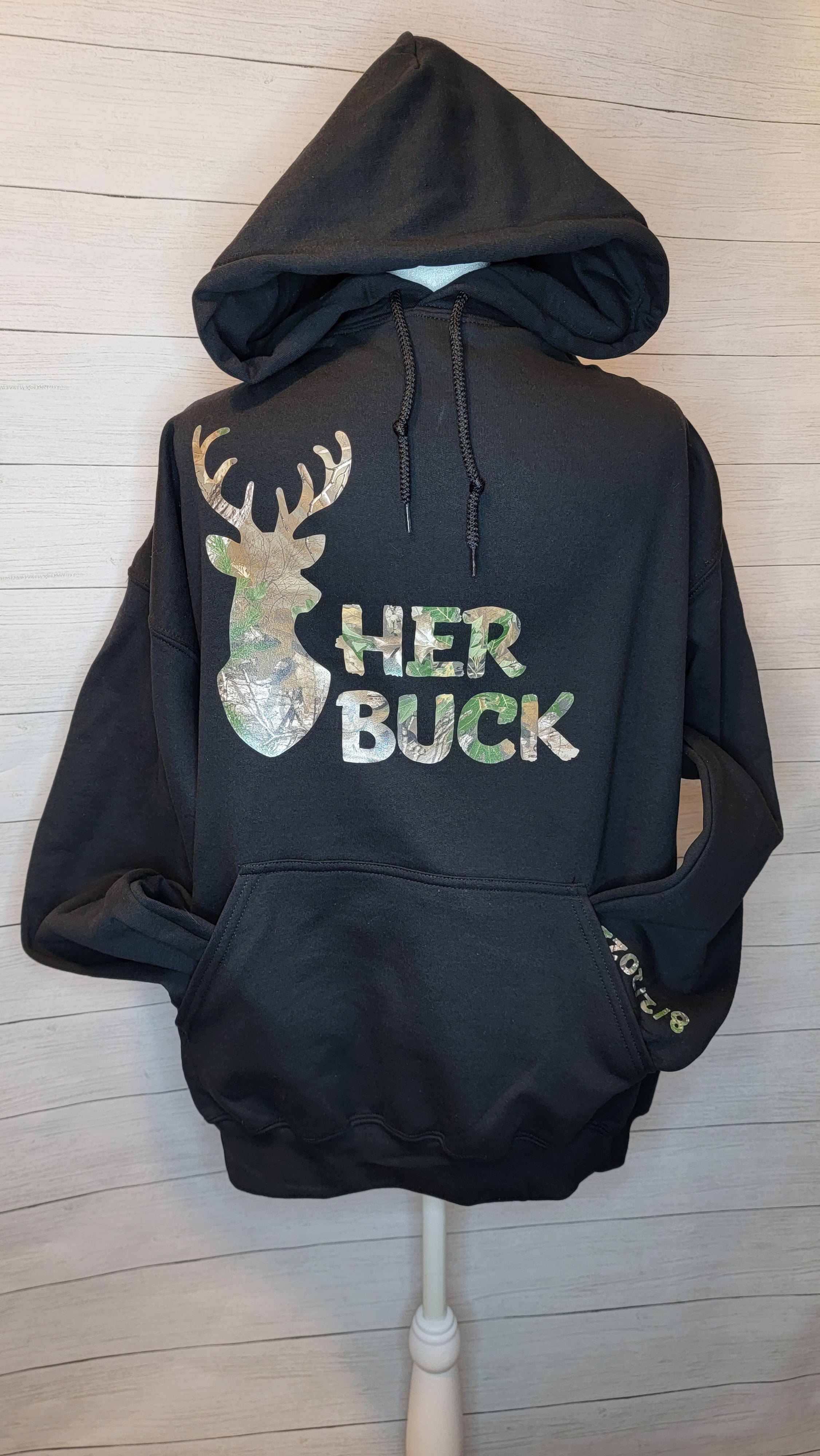 Her buck his doe hoodies best sale